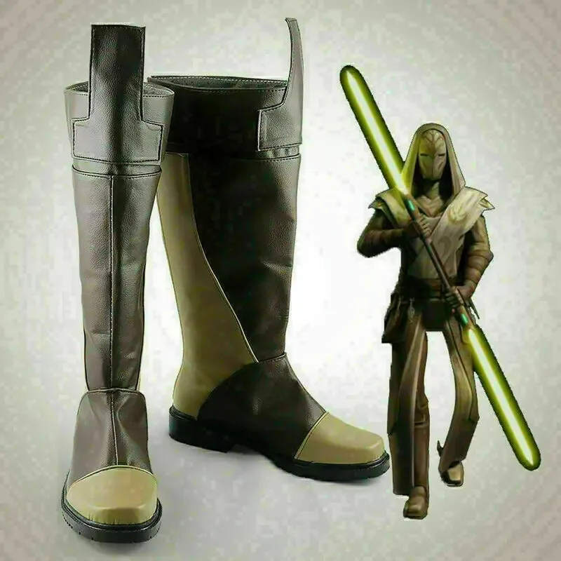 gioco-starwars-the-clone-wars-jedi-temple-guard-scarpe-cosplay-stivali-accessori-per-costumi-da-festa-di-halloween-realizzati-su-misura