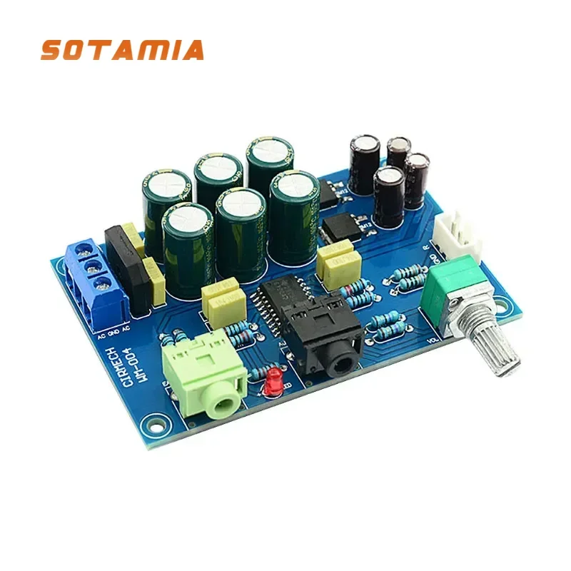 SOTAMIA TPA6120 amplificador de auriculares Placa de Audio Home Theater TPA6120A2 entusiastas de los auriculares AMP Amplificador de ruido cero