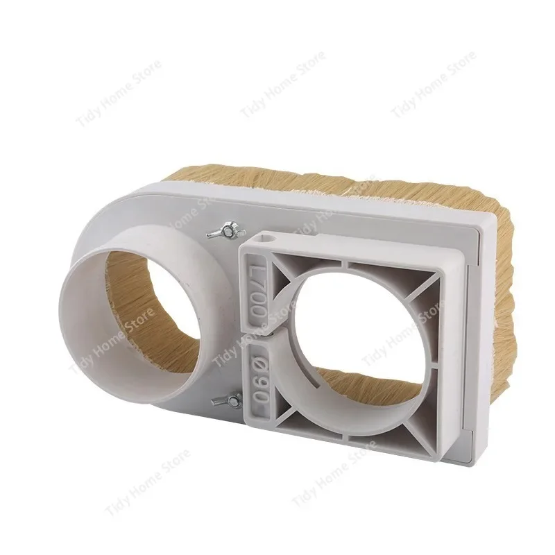 Dust Collection Hooddust Removal Hood, Brush Dust Collection Box for Woodworking Engraving Machine Spare Parts
