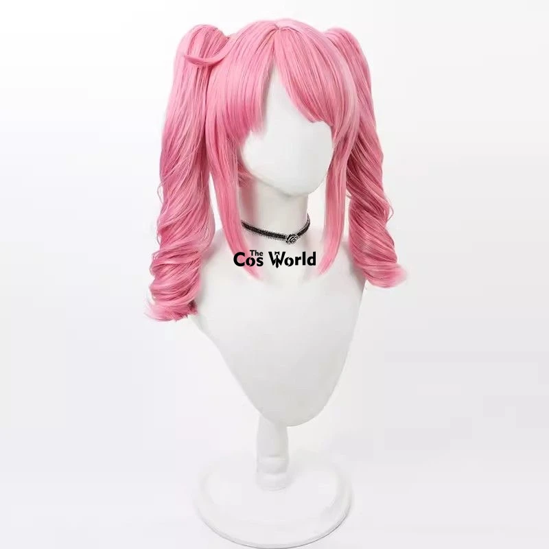 Gushing over Magical Girls Hanabishi Haruka 35 cm corto dritto Halloween Anime Cosplay parrucche capelli sintetici + cappuccio per parrucca