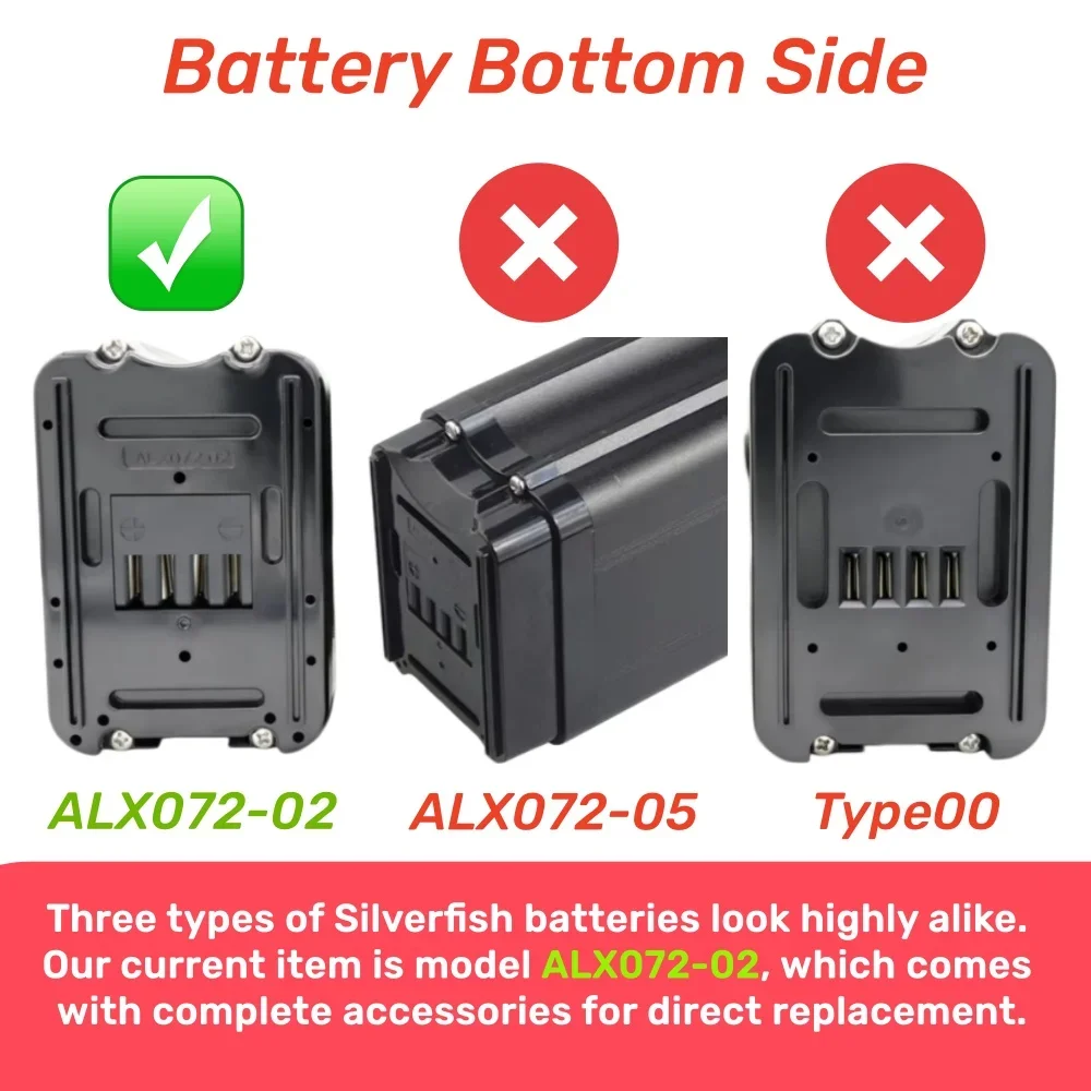 Higher Quality 48V 20AH Silverfish Lithium Ion Battery High Power 250W 500W 750W 1000W 36V 15Ah 20Ah 18650 E-Bike Lithium Battery+charger