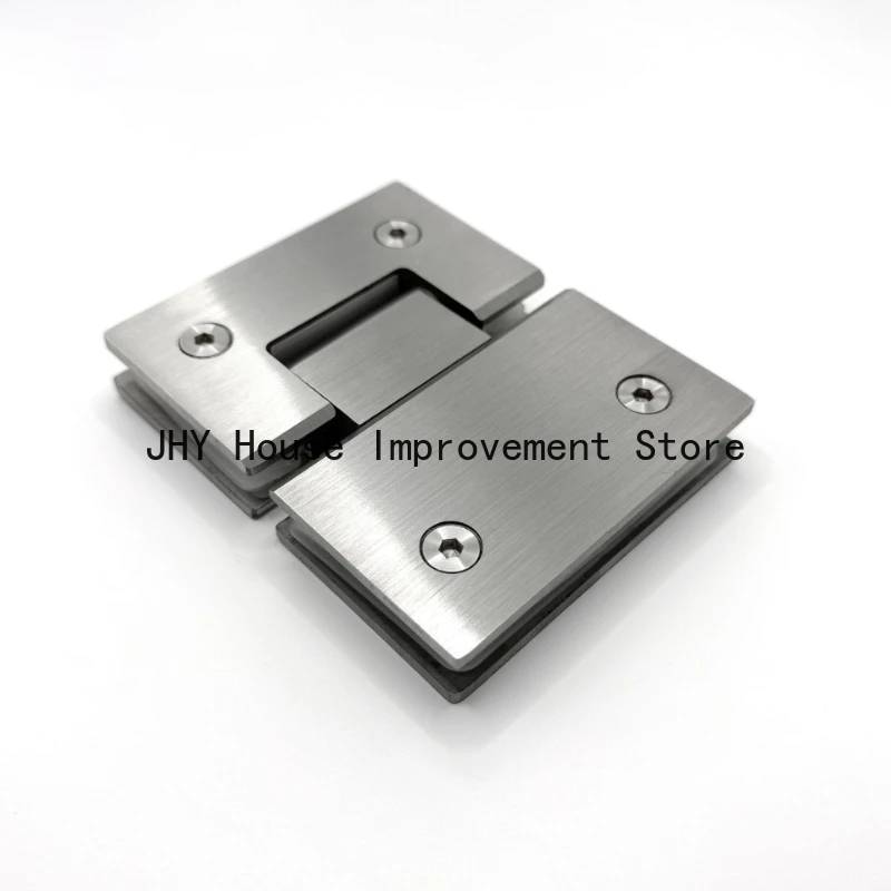 

180 Degree Hinge Open 304 Stainless Steel Wall Mount Glass Shower Door Hinges For Home Bathroom Furniture Hardware