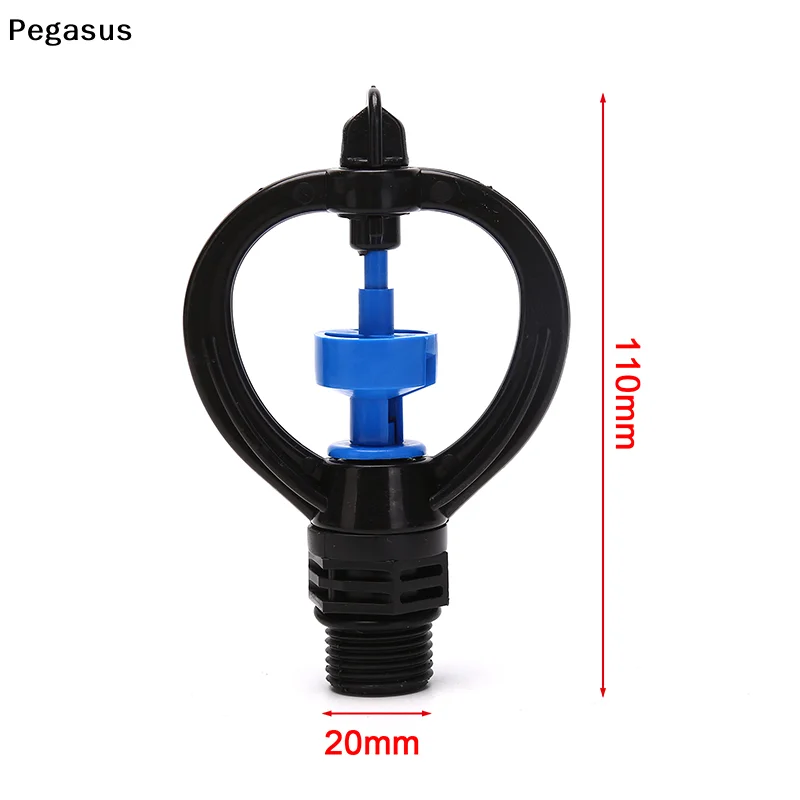 [S]1/2 Inch External Thread Rotary Sprinklers Farm Irrigation Sprinkler Lawn Garden Gardening Water Watering 1PC