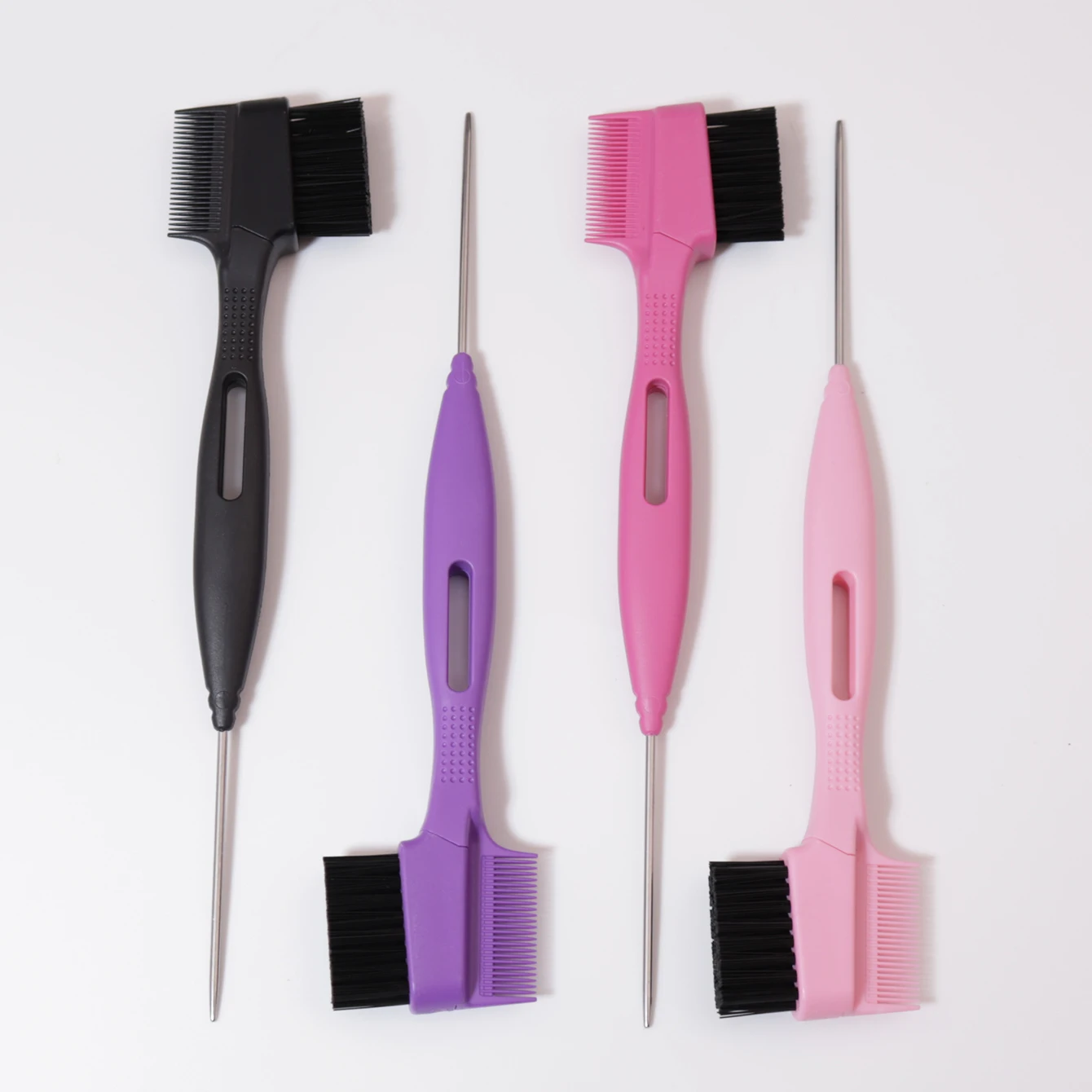 3/12pcs Eyebrow Shaper Eyelash Comb, Double Side Brush Set