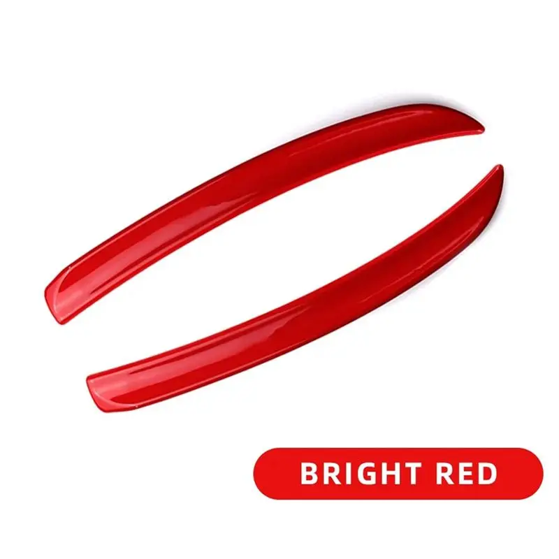 For MINI F55 F56 Red Car Rear Trunk Roof Spoilers Primer Auto Tail Wing Decoration Exterior Modification Protective Accessories