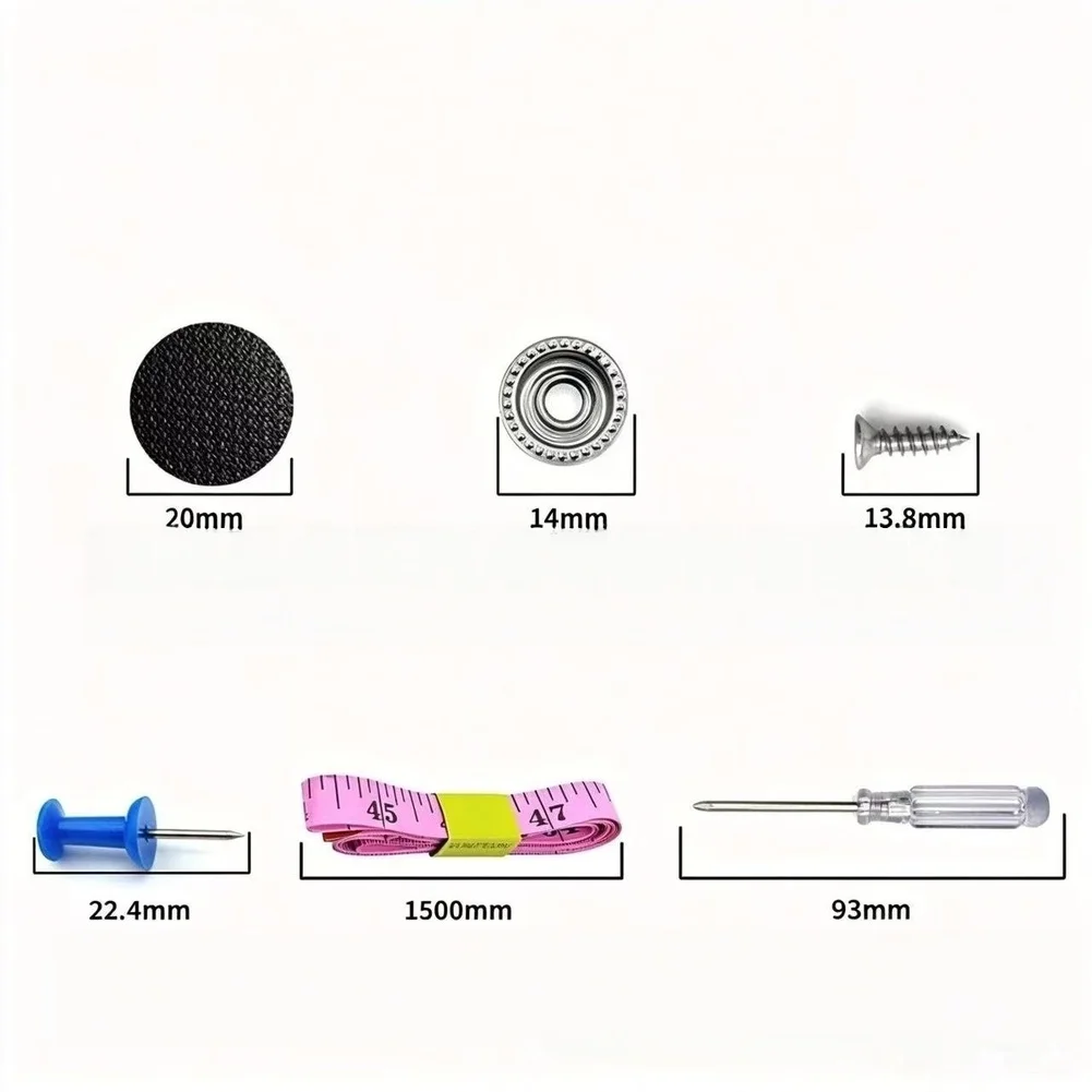 Stainless Steel Car Roof Repair Clip Kit Ceiling Fabric Fastener With Grid Tool For Sagging for headliner Interior Upholstery