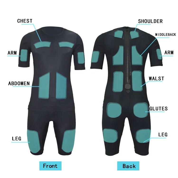 Ems Microcurrent Stimulation Fitness Suit Ems Dry Smart Fitness Equipment For Muscle Growth Ems Fitness Training Suit