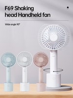 Portable Handheld Fan Rechargeable Cooling Mini USB Fan With Phone Holder For Summer Office Home Outdoor Cooler Fan Desk Fans