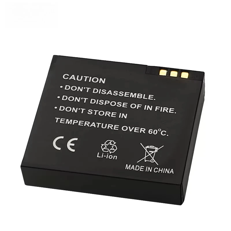 Popular 1010mAh 3.7V Rechargeable Battery Pack AZ13-1 for Xiaoyi Action Camera