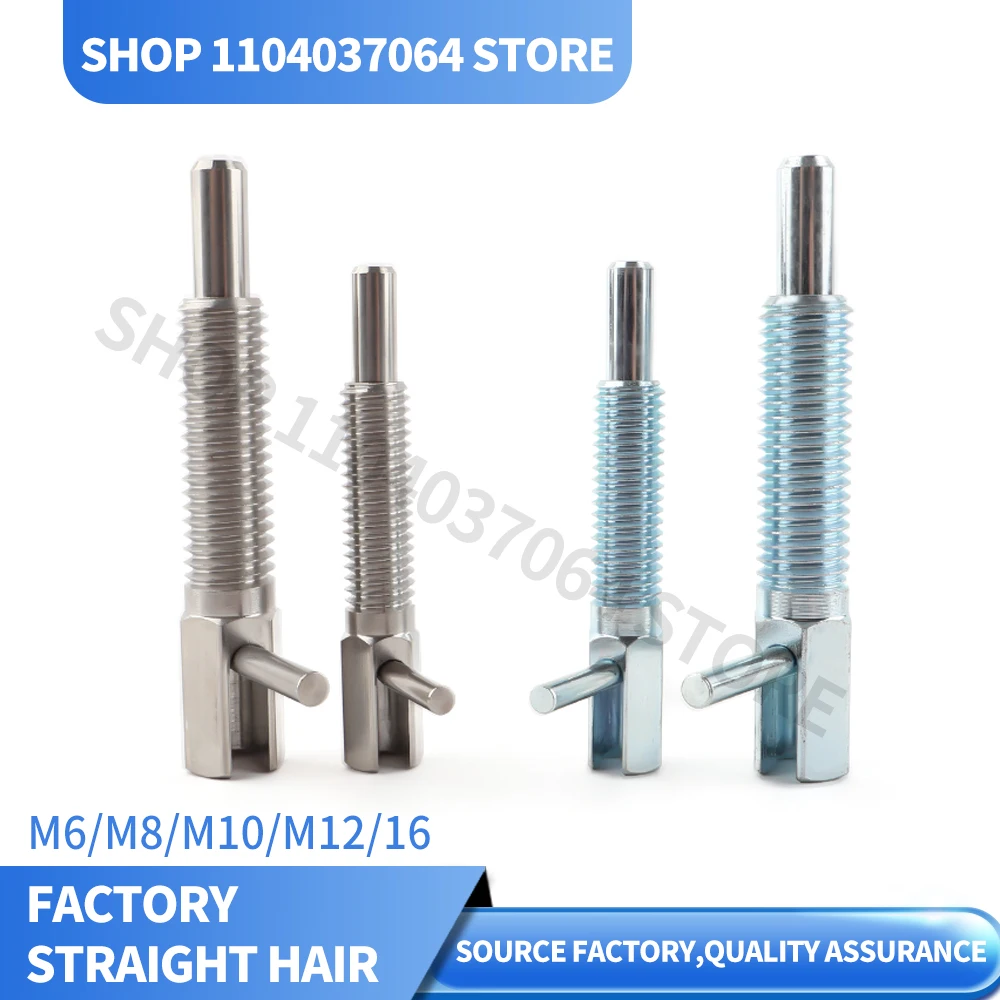 Factory Outlet  Stainless/Carbon Steel L-Handle For Index Holes VCN233 M6/8/10/12/16 Indexing Plungers Index Bolt