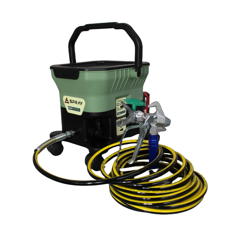 

Высочайшее качество и хорошая цена DIY колесный беспроводной безвоздушный распылитель краски высокого давления