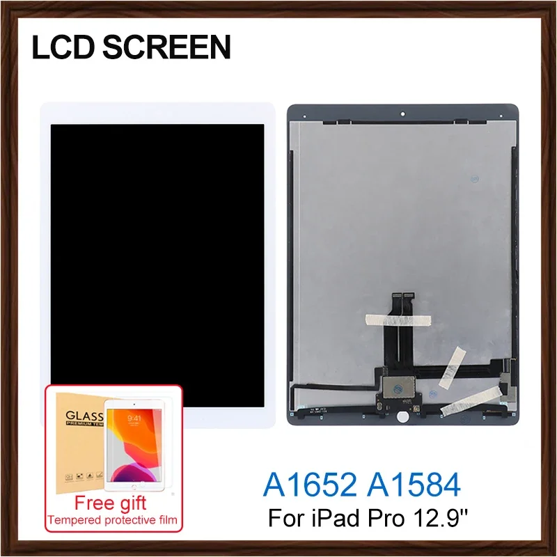 

НОВЫЙ для iPad Pro 12,9 "A1652 A1584 ЖК-дисплей с сенсорным экраном и дигитайзером с платой OEM