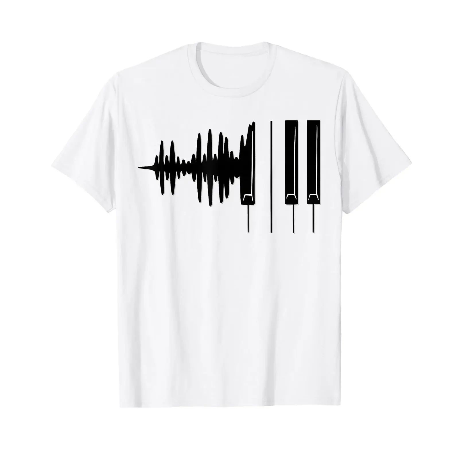 Piano Sound Music Keyboard Buttons T Shirt vintage Washed Soft fashion designer clothes Stylish Unisex homme Stretched Casual