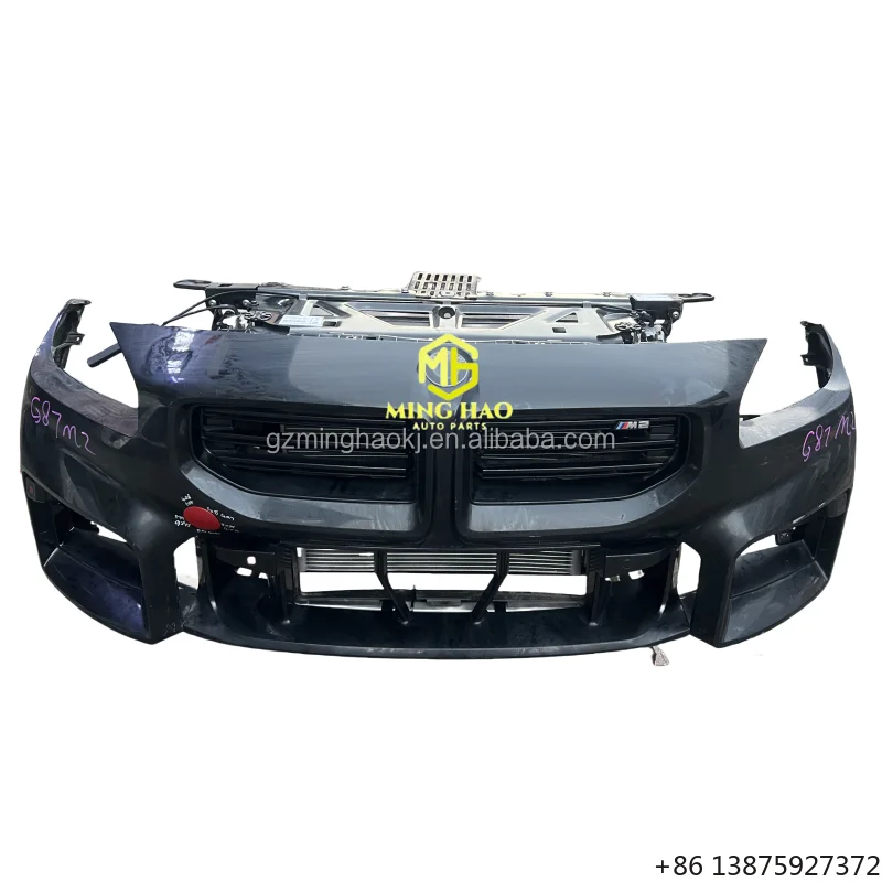 2021-2024 for M2 G87 Car Front Nose Kit High Quality Plastic Sport Bumper Radiator Gessen Hood Fender Condition Model M
