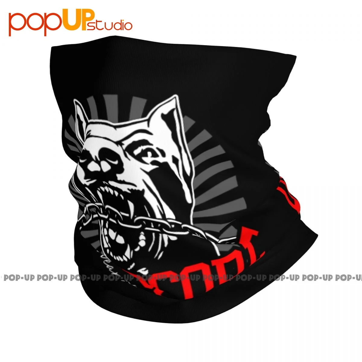 100 Perro Hardcore 305206060   Gabber Techno Partyoutfit Polaina para el cuello Bandana Bufanda Mascarilla