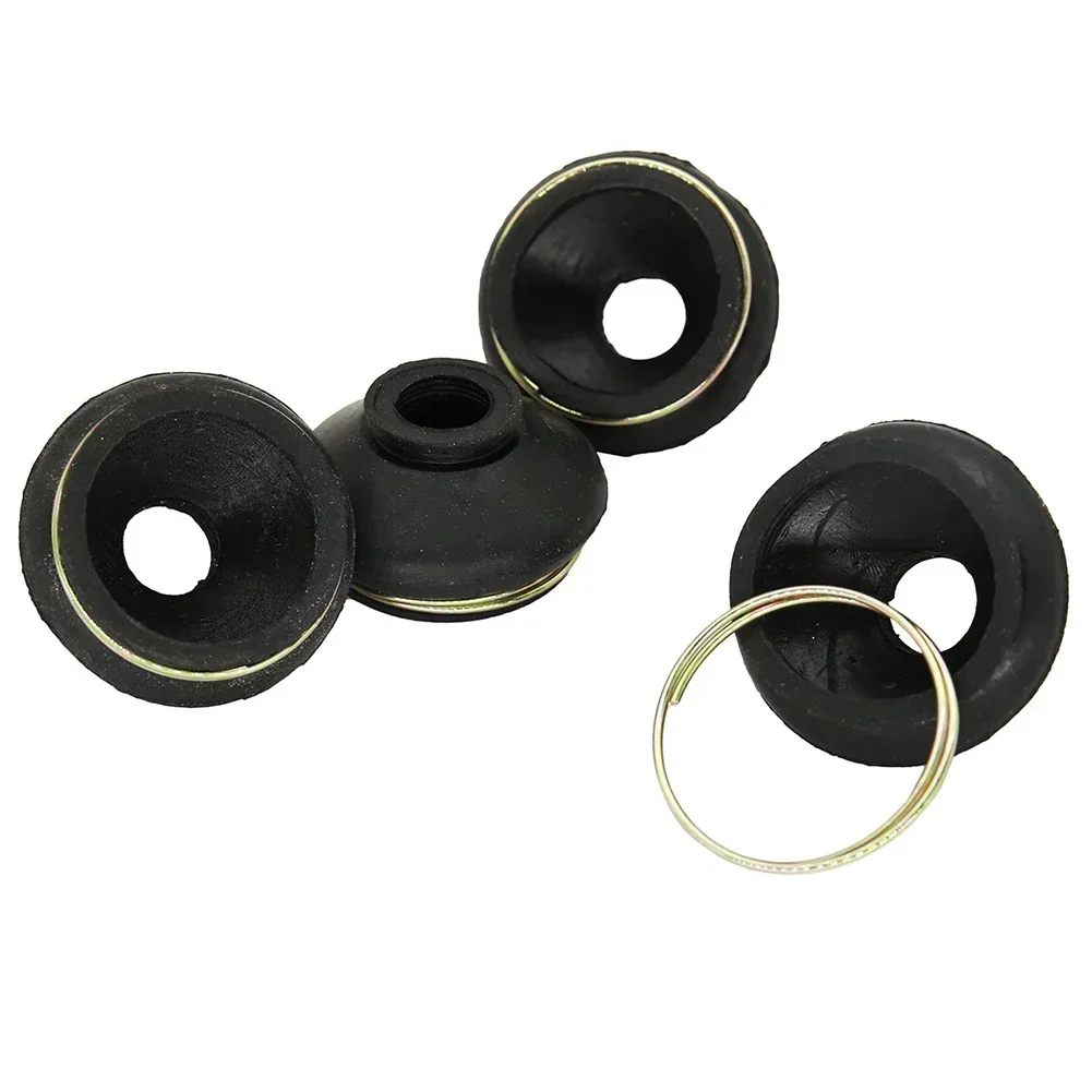 4Pcs M12 Turn to rod Arm Ball Head Dust Protection Rubber Cover for Chinese ATV Quad Go kart