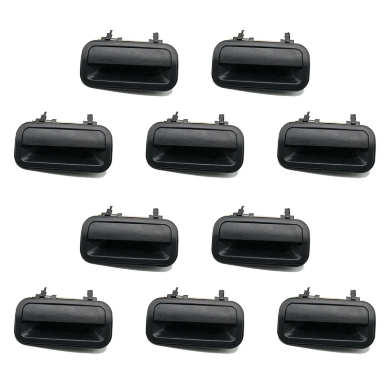 

10X IZ1520106 Car Black Exterior Rear Left Door Handles Replacement For Isuzu Rodeo Pickup 1998 1999 2000 2001 2002 2003