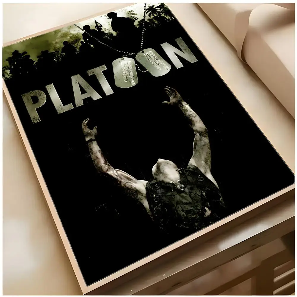 Gritty Intense War-themed P-Platoon Poster Top-tier Indoor room Decor Art & Household Decoration Presents