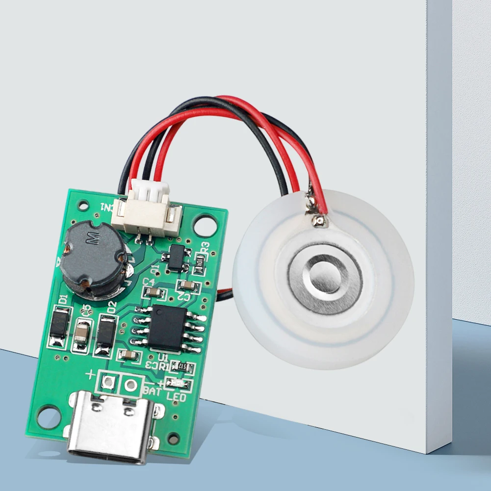 DC5V Humidifier Nebulizer Driver Module Type-C Mini Humidifier DIY Kit Ultrasonic Spray Humidifier Atomizer Drive Module