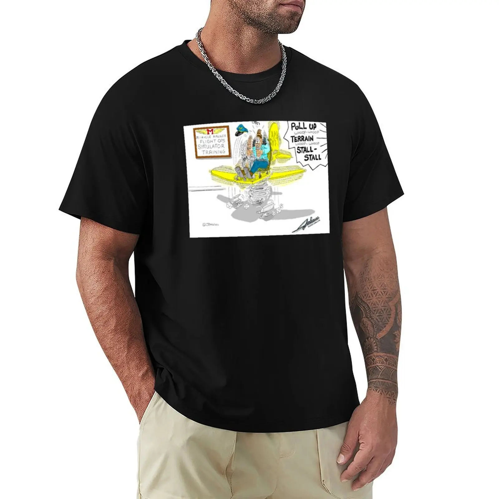 Flight Simulator T-Shirt cotton t shirts high quality T-Shirt