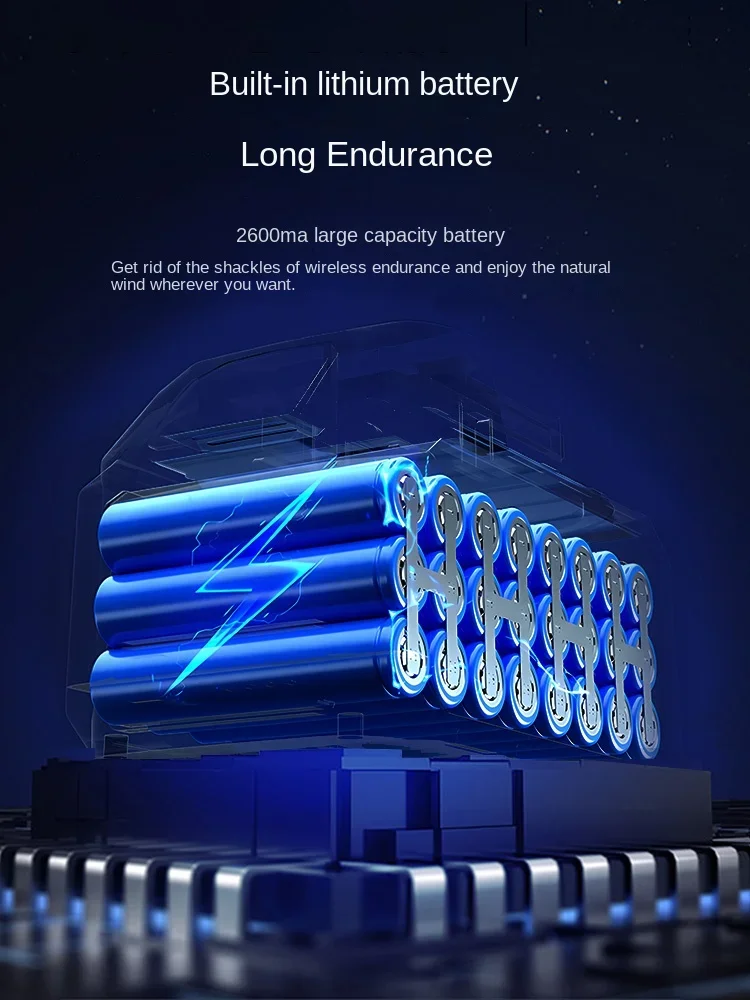 Ventiladores circulantes para acampada, ventilador portátil de viento alto para suelo, carga de cabeza agitadora, súper larga resistencia, refrigeración de verano