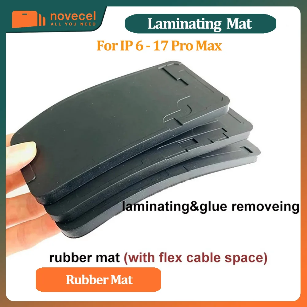 

Черный резиновый коврик OCA, ламинирующая форма, коврик для ремонта ЖК-экрана, форма для iPhone 17, 16, 13, 12 pro max X XS, инструменты для ремонта мобильных телефонов