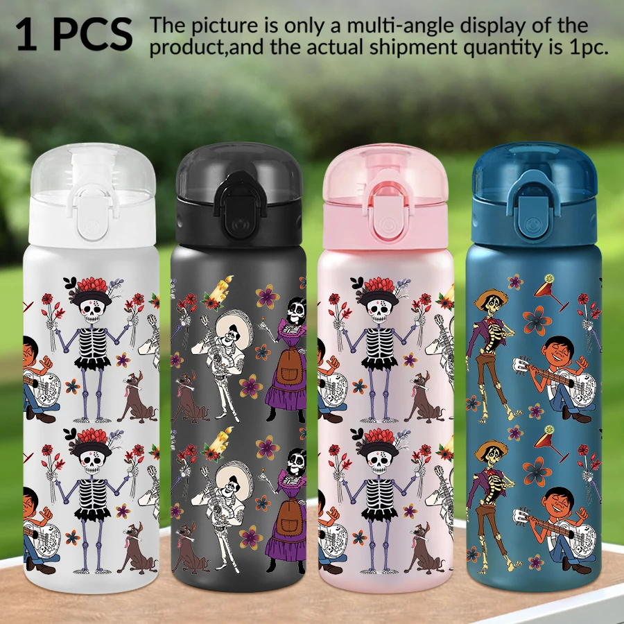 

1Pc Disney, Skull, Flower Pattern 26oz Plastic Water Bottle, Outdoor Sports Water Cup Birthday/Homecoming Gift