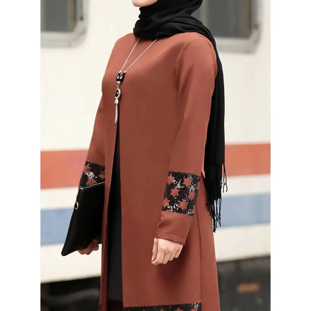 Imagem -03 - Dubai Abaya Conjunto Muçulmano de Peças para Mulheres Roupas Islâmicas Lisas Vestido de Oração Vestidos Turcos Roupas Modestas 3xl