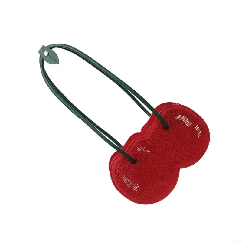 

Modern Evening Purse With Cherry Design Lightweight PU Shoulder Bag For Girls 20CA