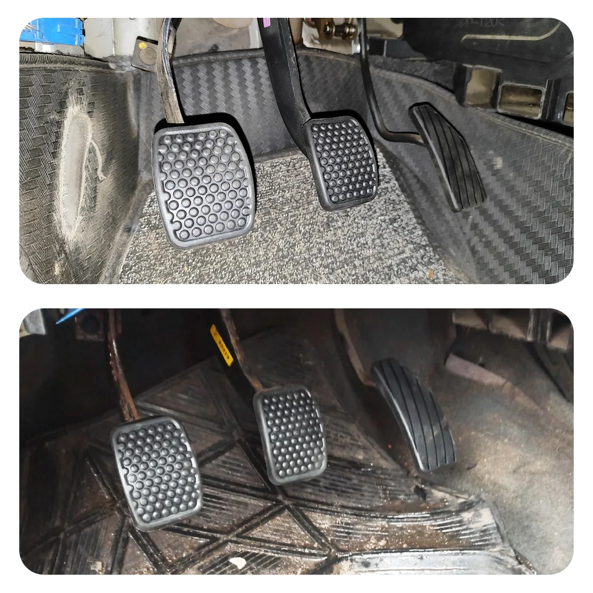 Remplacement du couvercle de la pédale d\'embrayage de frein de voiture en caoutchouc, cristaux pour Opel, Toyota, VW, Honda, Ford, Nissan, Suzuki,