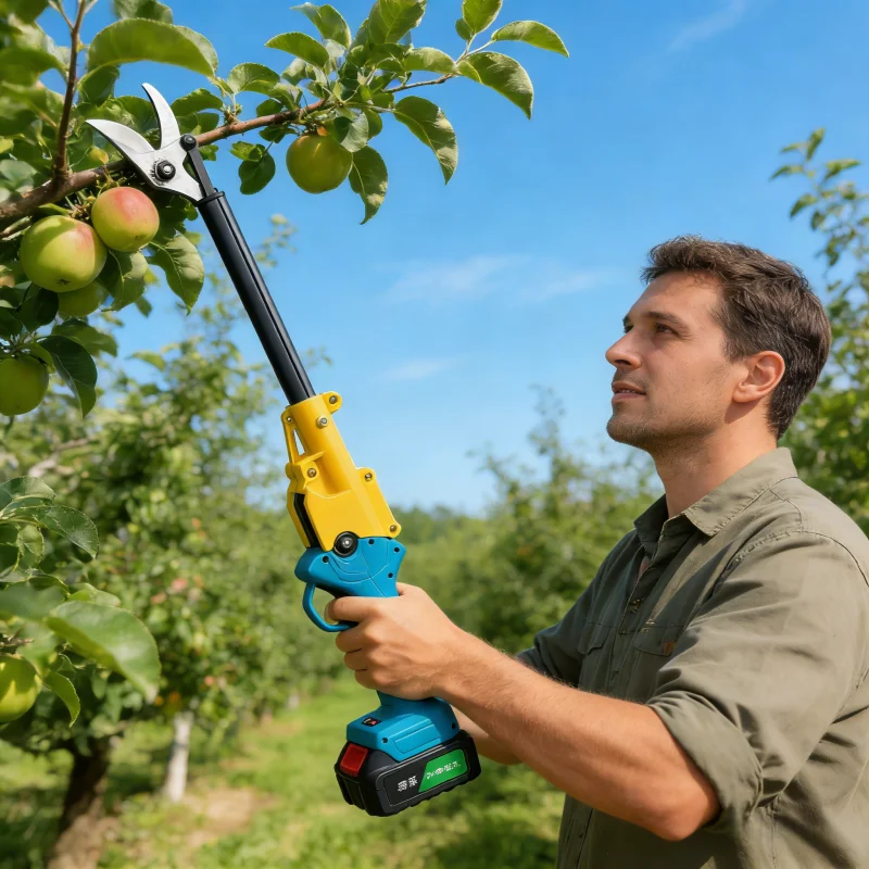 

Extended Electric Pruners For Picking Lychees, Longans And Cherries From Fruit Trees Tijeras De Podar Tesoura De Poda A Bateria