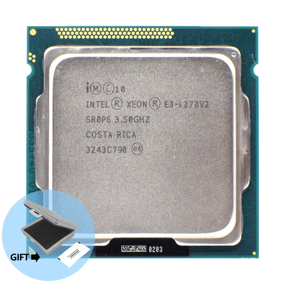 

Intel Xeon E3-1270 v2 E3 1270v2 E3 1270 v2 3.5 GHz Quad-Core CPU Processor 8M 69W LGA 1155