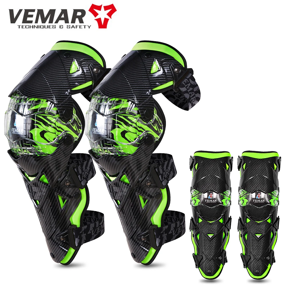 

VEMAR 4 Pcs One Set Motorcycle Knee Pads Elbow Pads Motocross Protective Gears Anti-fall Moto Kneepads Elbow Protectors Guards