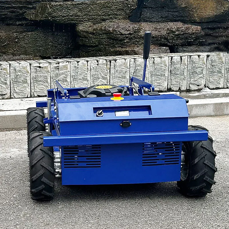 Customized Four-Mini Plaza Mower for Golf Courses DIY Grade Wheel Remote Control Mower Self-Propelled