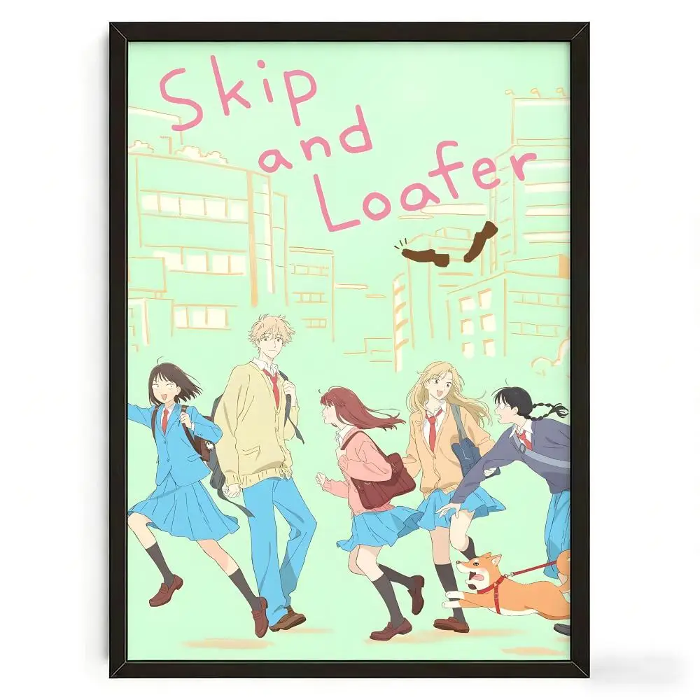 Anime S-Skips A-Ands L-Loafers Poster Art Print Wall Decor, Ideal for Home, Bar & Gifting