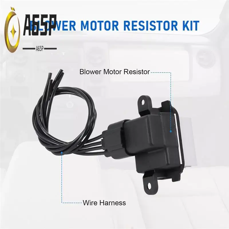 

A65P-HVAC Heater Fan A/C Blower Motor Resistor Control Module For Ford F150 Navigator 7C3Z19E624C, BL3Z19E624A