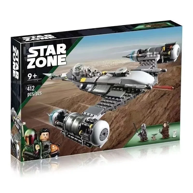 Série espacial Wars N-1 Fighter Building Blocks Set para crianças, tijolos Display, modelo de brinquedos, presente de aniversário, em estoque, 75325