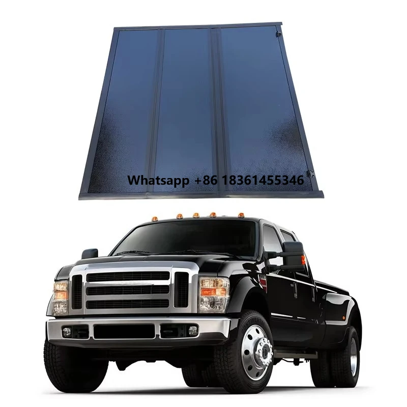 

For Colorado 5.2ft Compatible Hilux Model Factory Hard Tri-Fold Tonneau Cover Embedded Pickup Truck Protect Cover