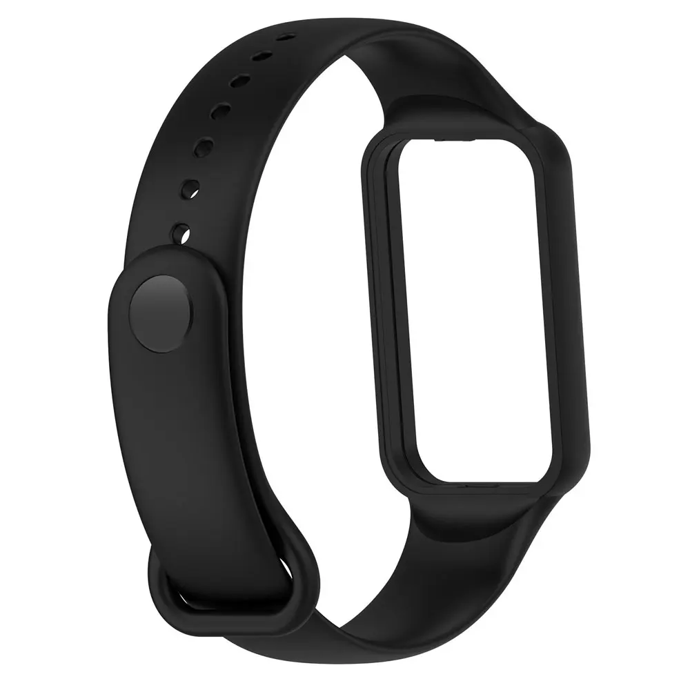 สายนาฬิกาข้อมือสำหรับ Huami Amazfit Band 7 Smartwatch สายคล้องคอซิลิโคนสำหรับ Amazfit สายนาฬิกาข้อมือ7สร้อยข้อมือสมาร์ทเปลี่ยนอุปกรณ์เสริม
