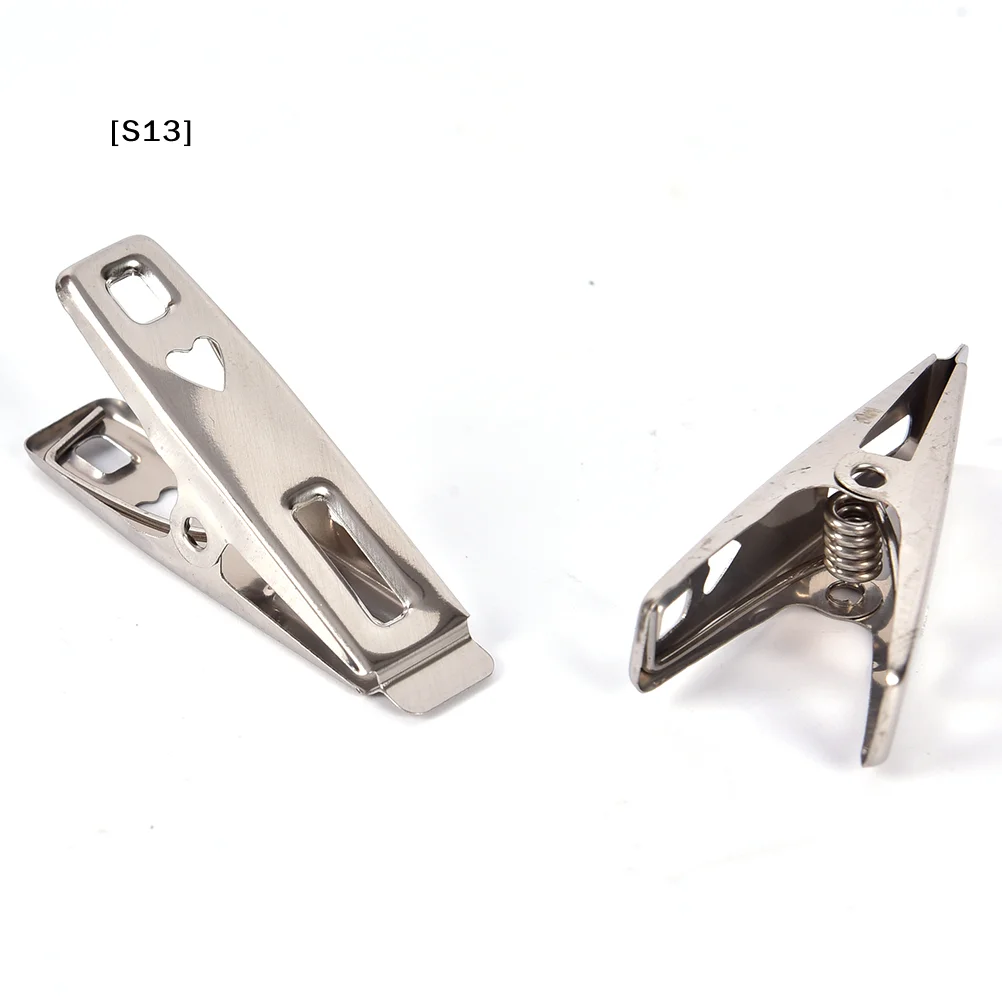 

20Pcs Stainless Steel Clothes Pegs Hanging Pins Clips Laundry Metal Clamps[S13]