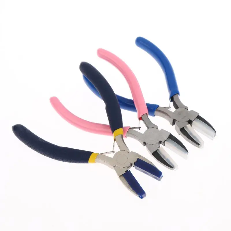 1Pcs Flat Nose Pliers Double Nylon Jaw Pliers Jewelry Plier Wire Straightentener Craft And DIY Tool Kit For Jewelry Making
