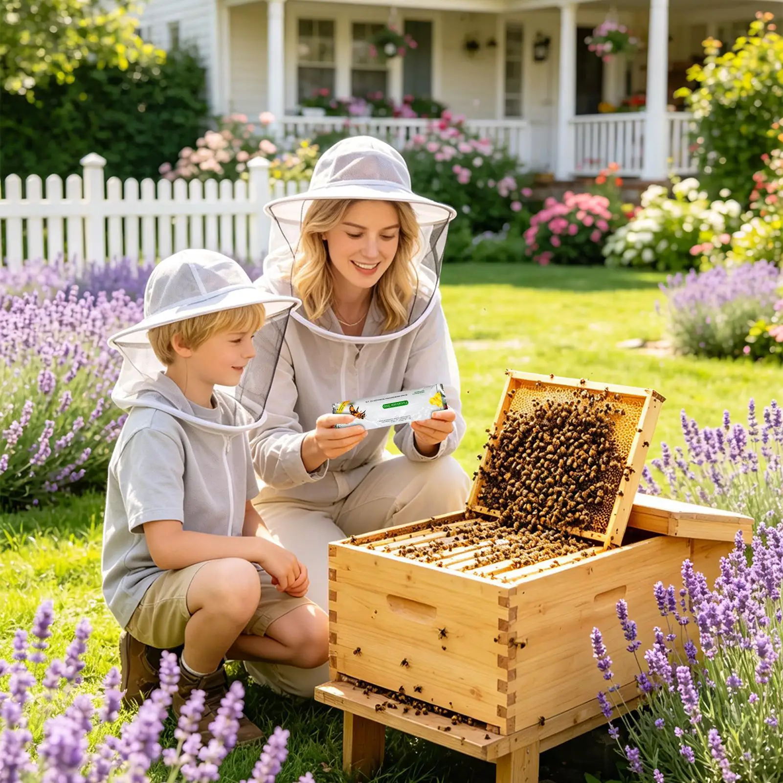 Moth Control Strips 20-Piece Beekeeping Supplies Beehive Moth Away Strips For Home Outdoor Backyard Farm Orchard Commercial