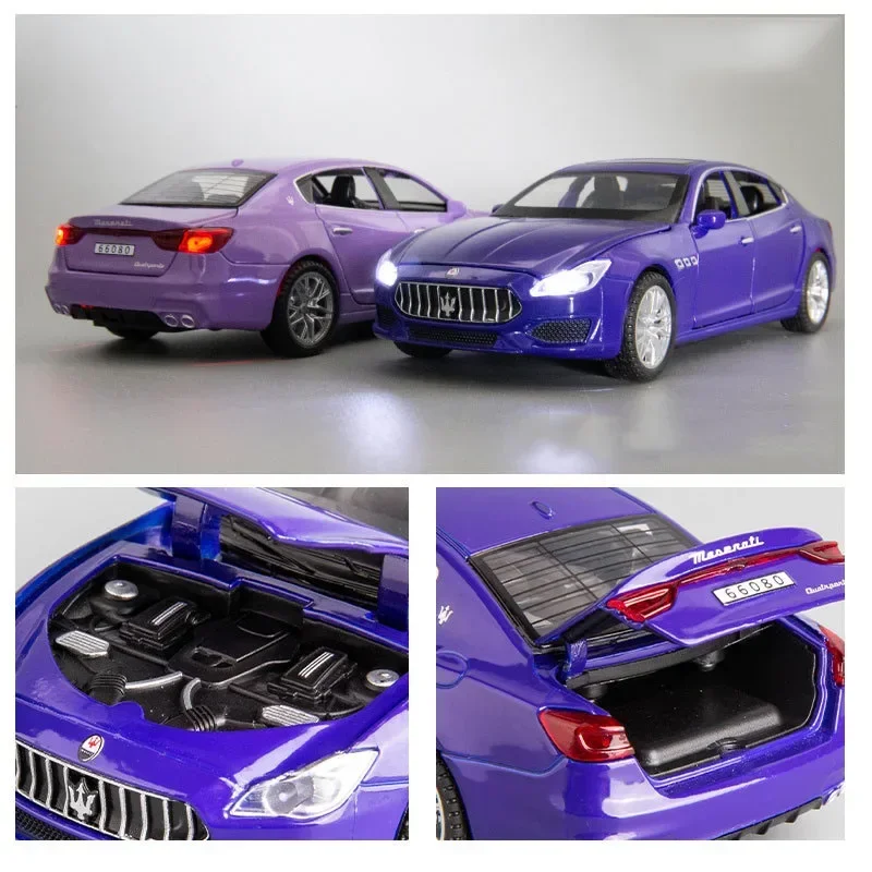 1:32 マセラティジブリシミュレーションクーペおもちゃの車モデル合金プルバック子供本物のライセンスコレクションギフト車子供 F407
