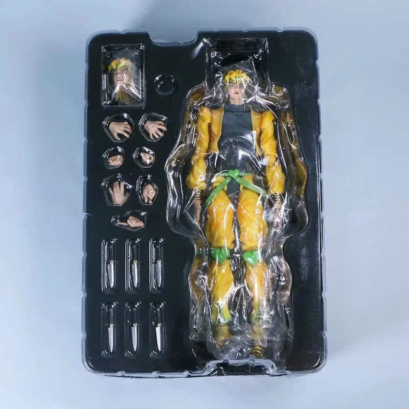 Anime Jojos Bizarre Adventure Part III Dio The World Super Action Statue Big Figure PVC Model Collection Desk Decoration Gift