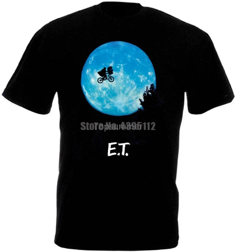 E T Extra Movie Poster Youth Harajuku T Shirts Ussr Tshirts Vaporwave T-Shirts Wear Shirt Delivery From Russia Oomhzf