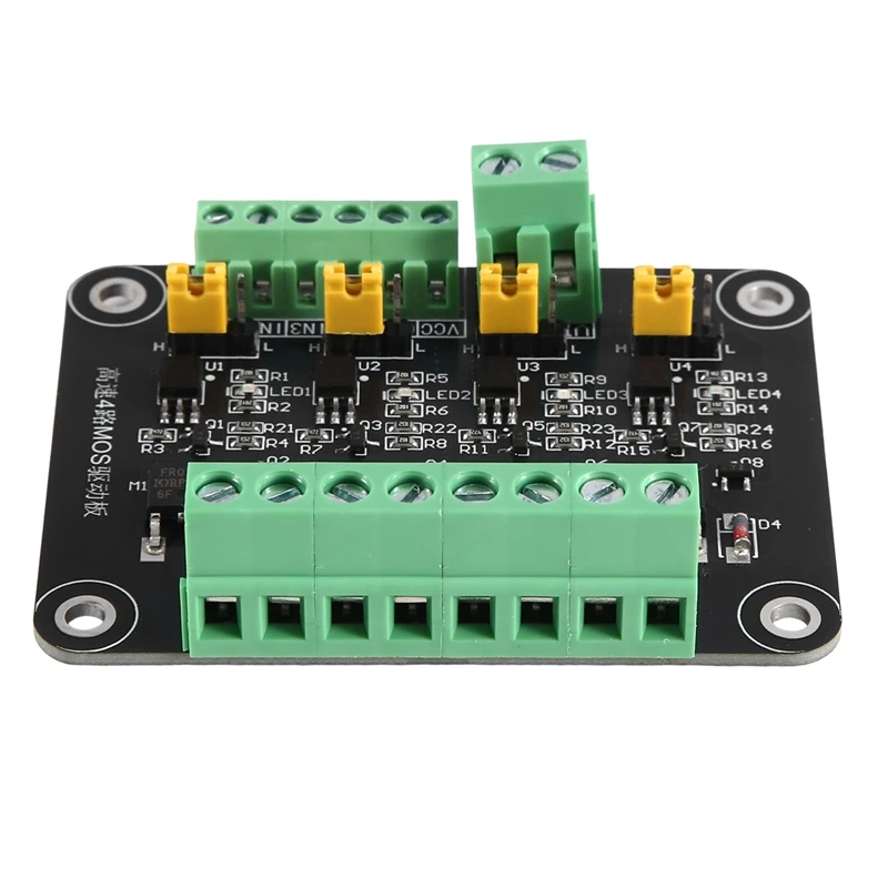 DT98 High-Speed 4-Channel N-Channel MOSFET Module 5V, Optocoupler Isolated Signal Amplification Control Board for PLC