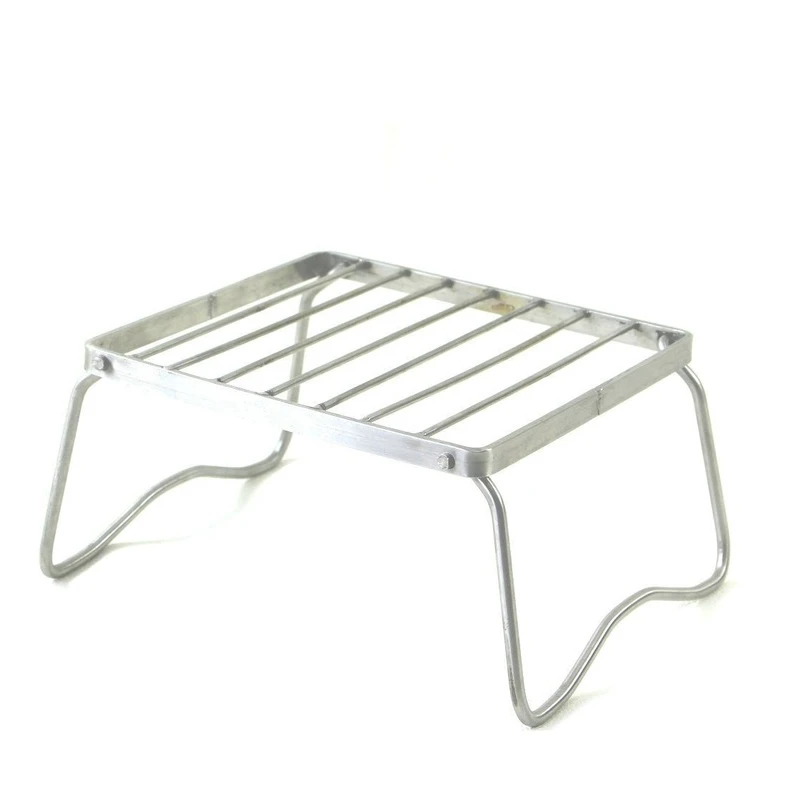 

Lightweight Kitchen Tools for Outdoor Camping Cooking Stainless Steel Barbecue Grill Mini Portable Folding BBQ Shelf Garden Rack