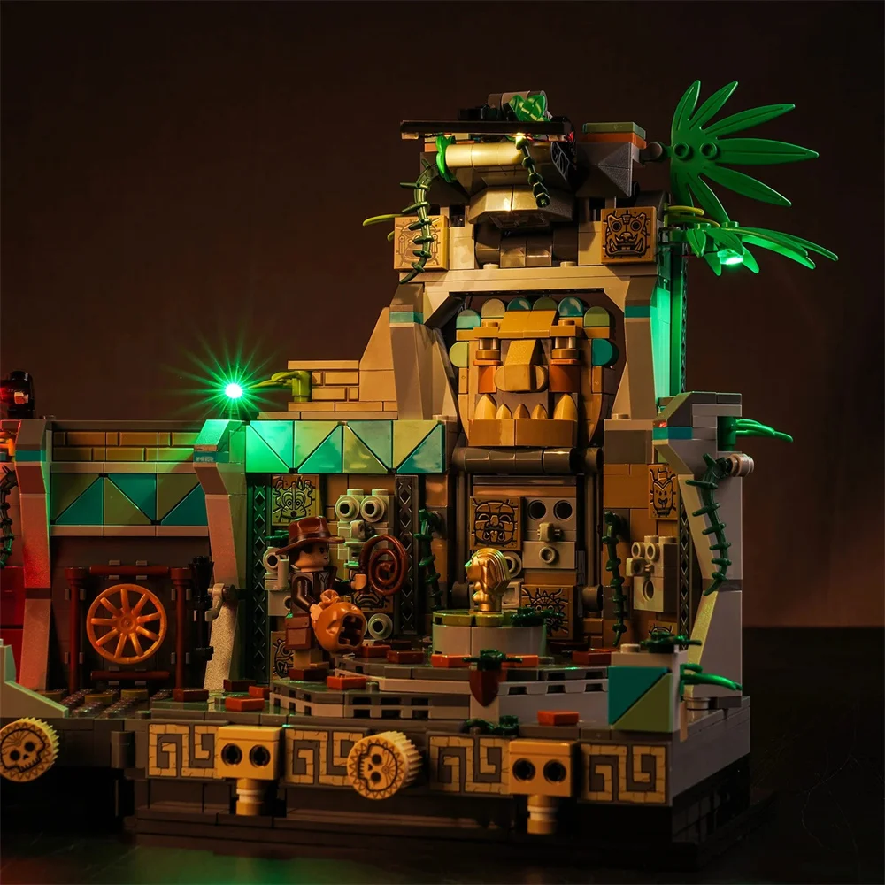 77015 Temple of the Golden Idol Indiana Jones Movie Led Light Kit Not Building Blocks (Only Brick Led)