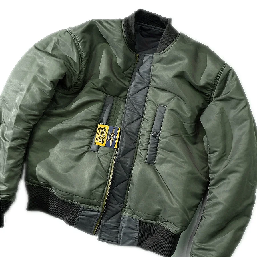 TOYS McCOY 1955 Chaqueta de béisbol de fieltro de lana Early MA-1 de algodón