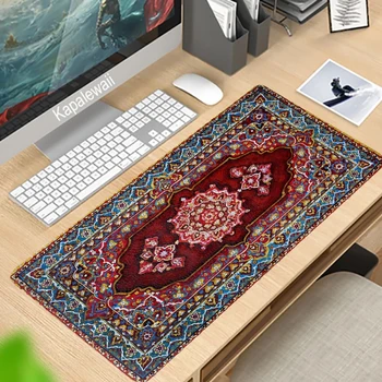 Persian Carpet Custom Large Xxl Mouse Pad Keyboard Rubber Gaming Mousepad Desk Mat for Gamer Desktop Computer Laptop Mat